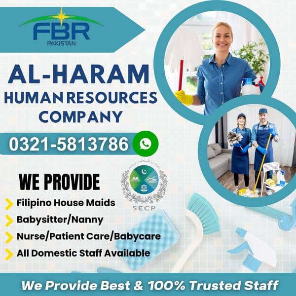 Al Haram human resources company maid cook Nanny chef Filipino 0