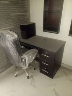 New office table, chairs, files cabinet, reception table, meeting tabl 0