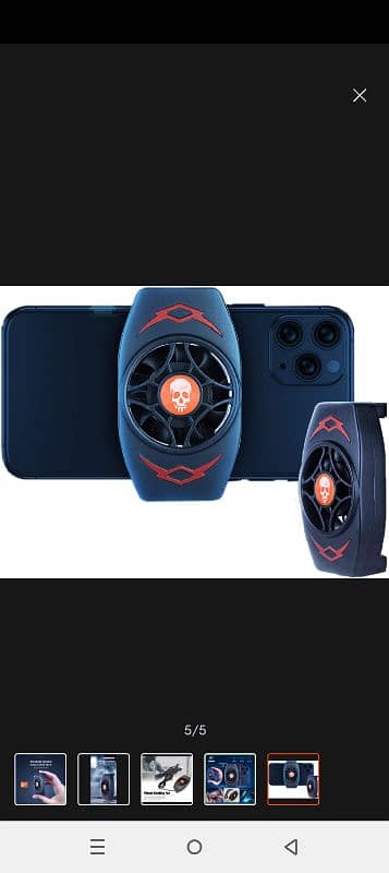 mobile COOLING FAN UNIVERSAL FOR ALL MOBILES plug in 5