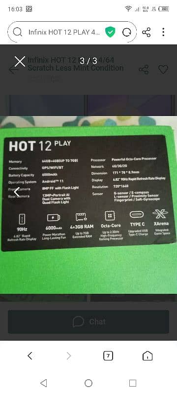 Infinix Hot 12 Play 1