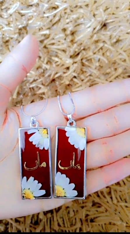 Resin Earings |Blood Preservation| Resin Pandant | Anklet | Bracelet| 5