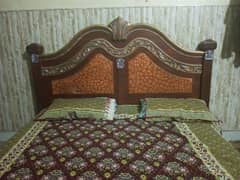 chinioti wooden bed set # 100% made of wood 0