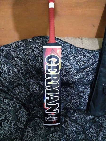 old and new bat available and ball 1