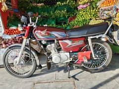 Honda CG 125 lush conditions