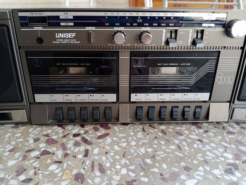 radio and tape recorder brand new condition 1