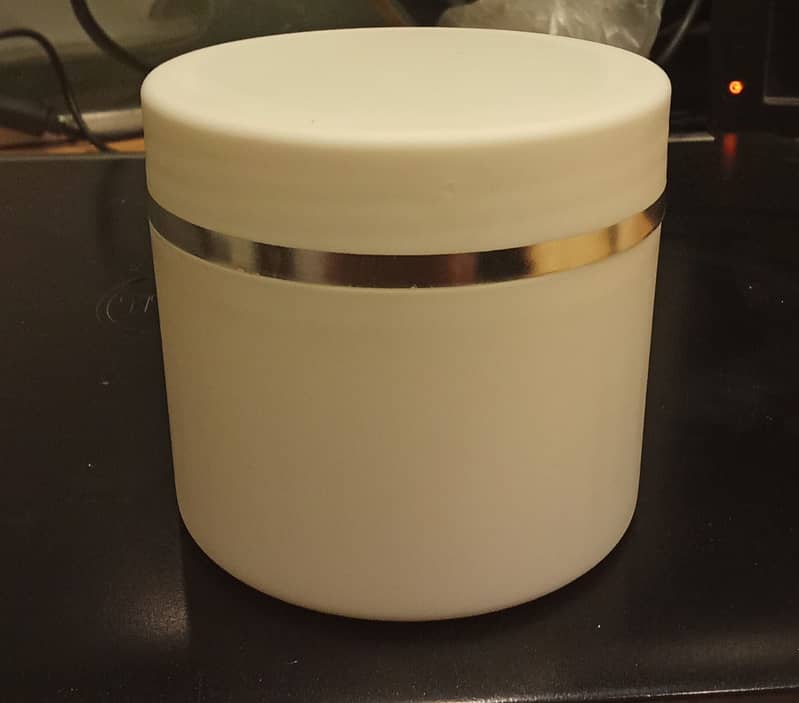 White Cosmetics Jar 0