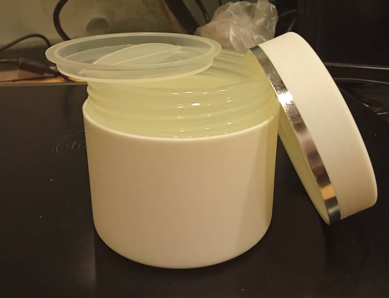 White Cosmetics Jar 1