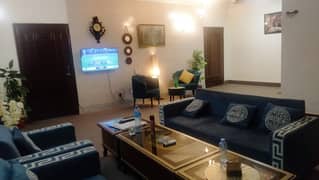 Fully Furnished Apartments Available For Rent 2 Bedroom With Attached Bathroom TV Lounge