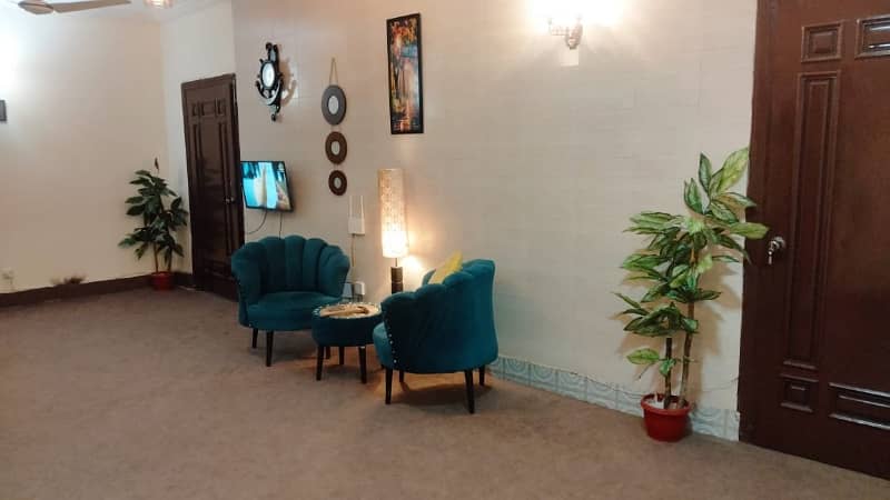 Fully Furnished Apartments Available For Rent 2 Bedroom With Attached Bathroom TV Lounge 2