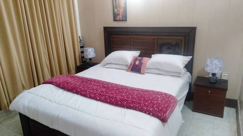 Fully Furnished Apartments Available For Rent 2 Bedroom With Attached Bathroom TV Lounge 6