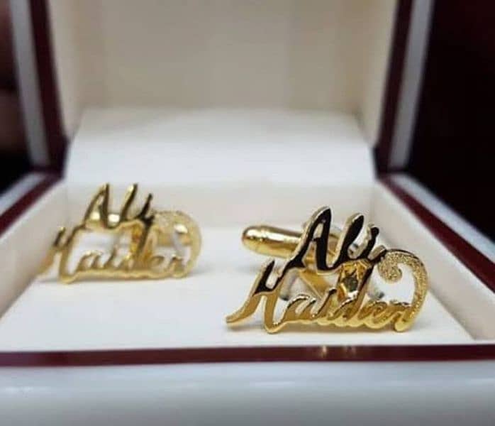 customized name cufflinks 1