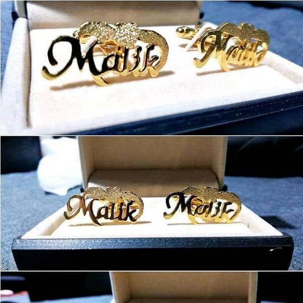 customized name cufflinks 3