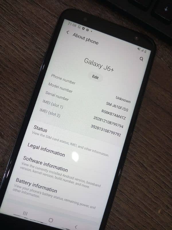 Samsung Galaxy J6 Plus+ 4