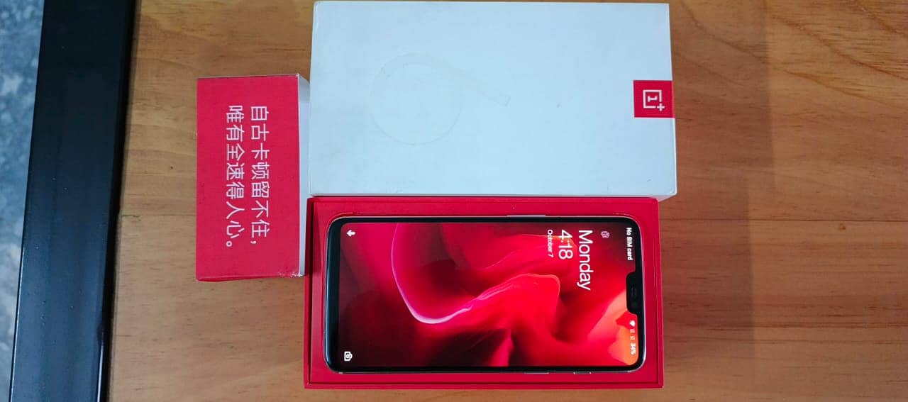 OnePlus 6 | Officially PTA Approved | Complete Box | 8GB 128GB 4