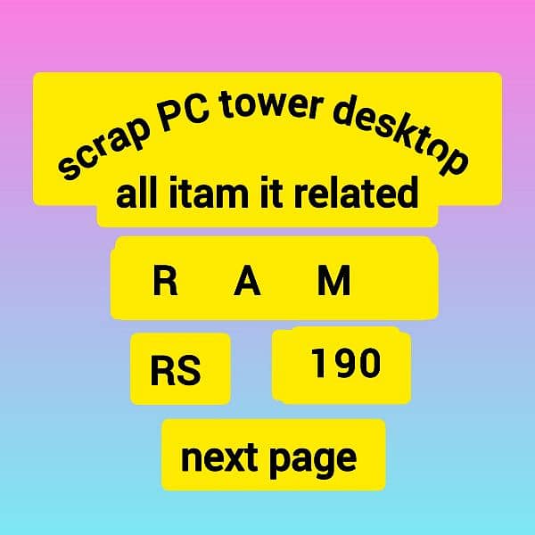 scrap pc leptop hard drive rem supply processor card LCD all itam 3