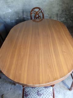 Dinning table with 6 chairs