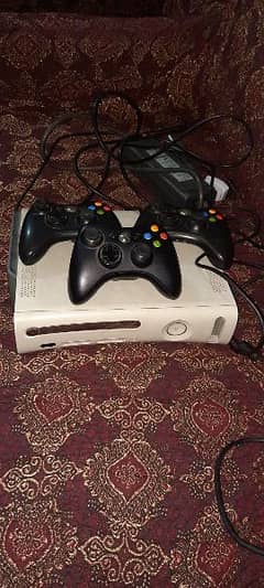 xbox360 with 3 controllers