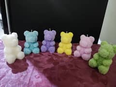 beautiful bear candles