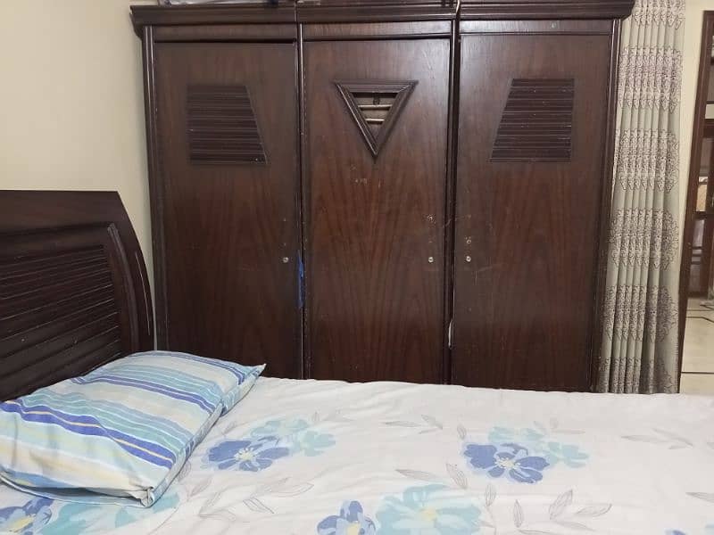 Double Bed with Mattress plus 3 Door Cupboard 4