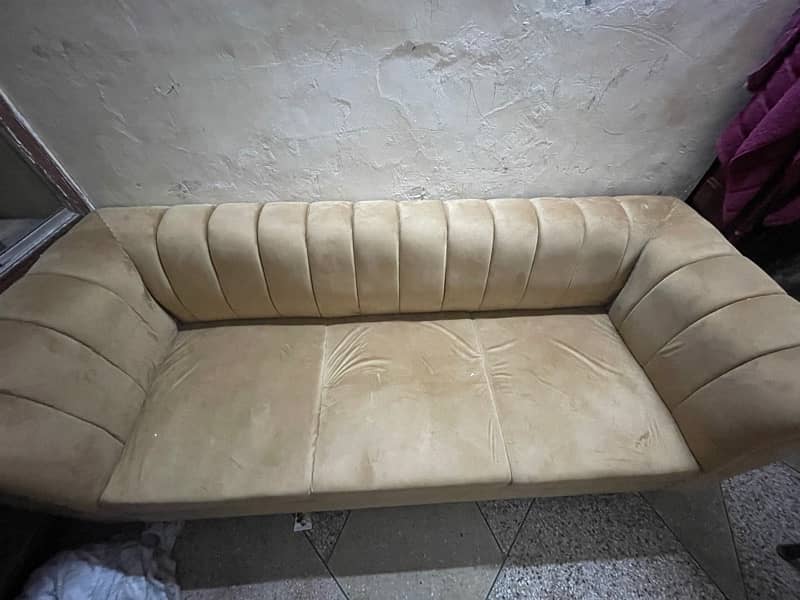 Cammel coular Sofa set 4