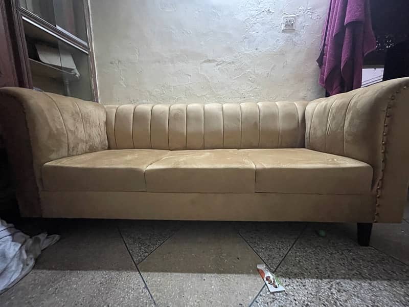 Cammel coular Sofa set 5