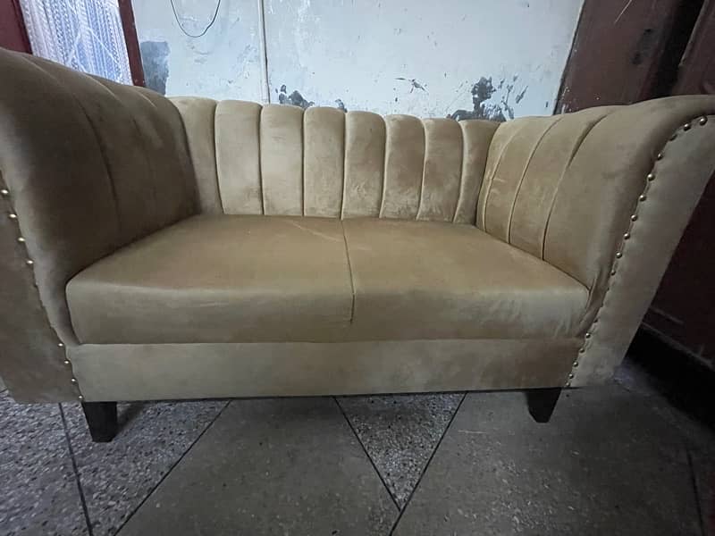 Cammel coular Sofa set 7