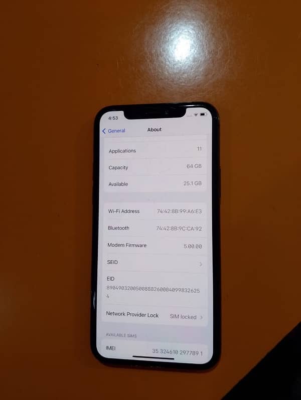 iPhone 11pro jv non pta 64gb 4