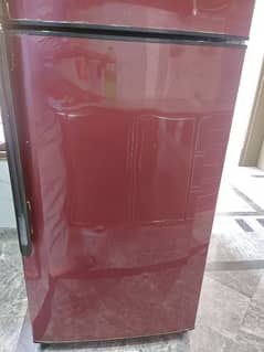 Haier refrigerator model (HRF-380M) 2021 (red)