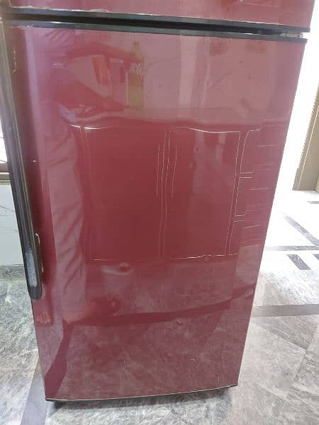 Haier refrigerator model (HRF-380M) 2021 (red) 1