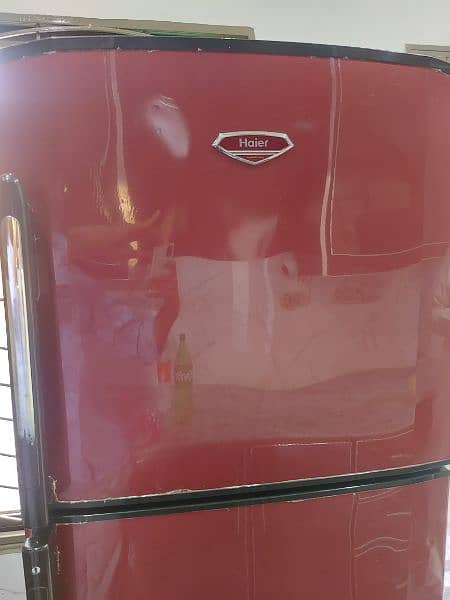 Haier refrigerator model (HRF-380M) 2021 (red) 2