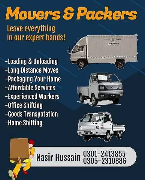 Mover and Packer service - House Shifting Service-Mazad for Rent 0