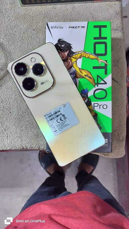 infinix hot 40 pro 8GB=256GB 10