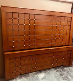 Fancy Wooden Double/ single whole Bedset  + Dressing