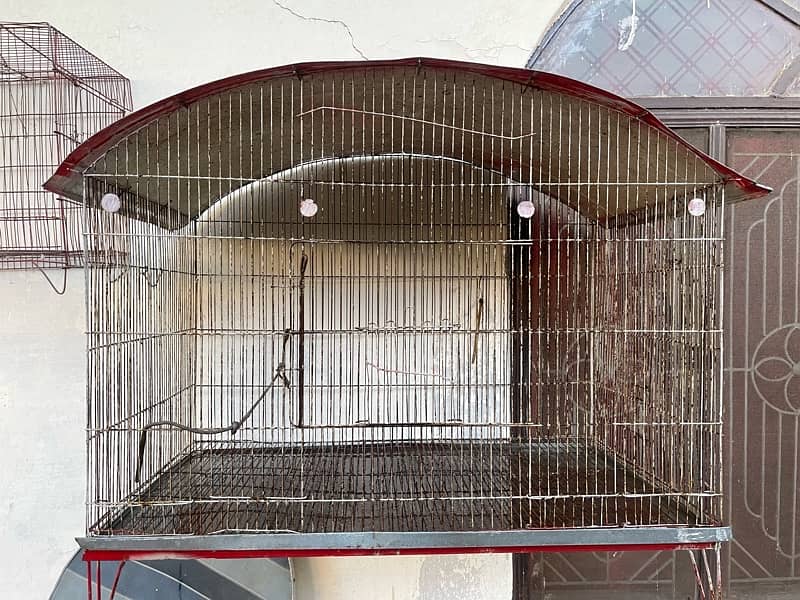 Cage for parrot with tray 2