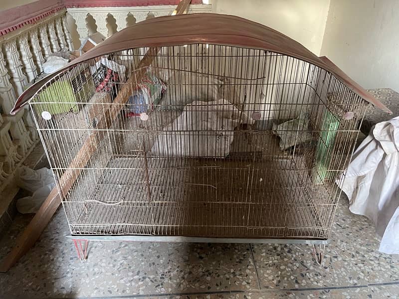 Cage for parrot with tray 3