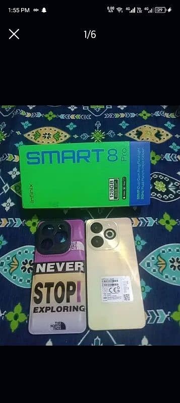 Infinix smart 8 pro 7 months warranty available for sale 3