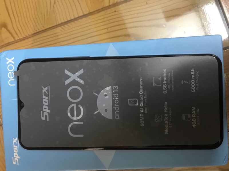 Sparx neo x, 4/128 gb, 50 mp ai quad camera. 4