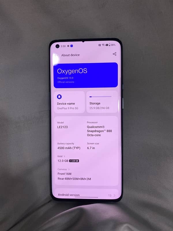 One plus 9 pro 256 GB 5G 5