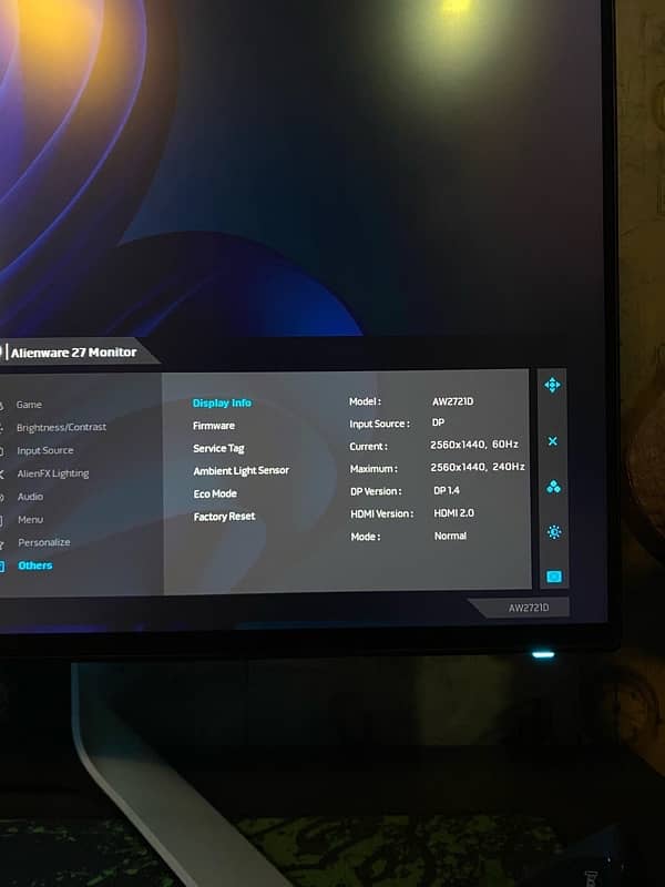 Alienware / Gaming Monitor / Dell Alienware Monitor /Alienware Monitor 1