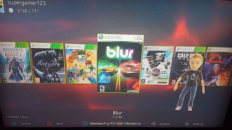 xbox 360 fat jailbreakon 47 games in good condition 5