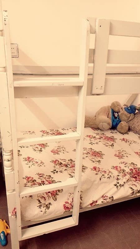 pure shesham wooden kids bed in excellent condition 4