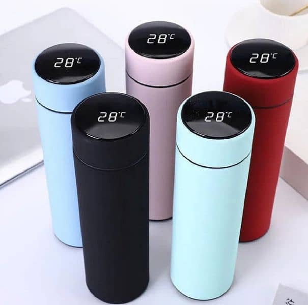 Smart flask bottle with temperature display sensor 2