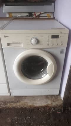 LG fully automatic front load washing machine for sale just like new