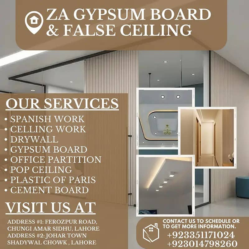 office partition/false ceiling/drywall/gypsum board partition 9