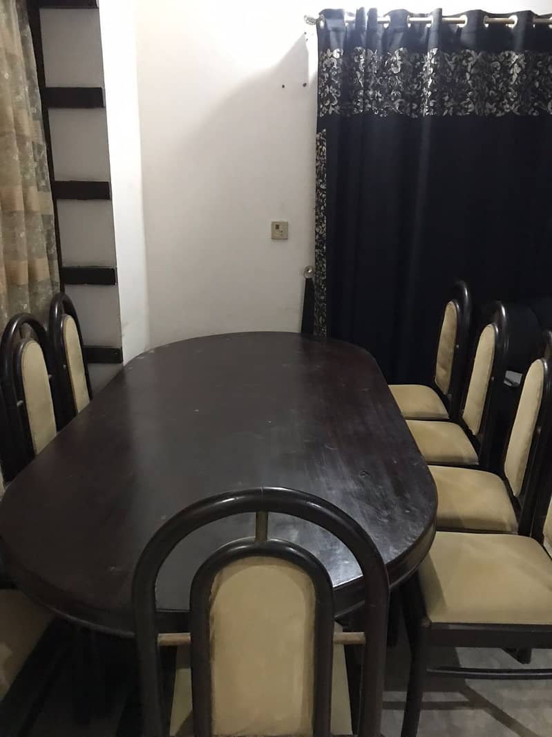 Dinning table with 9 chairs 1