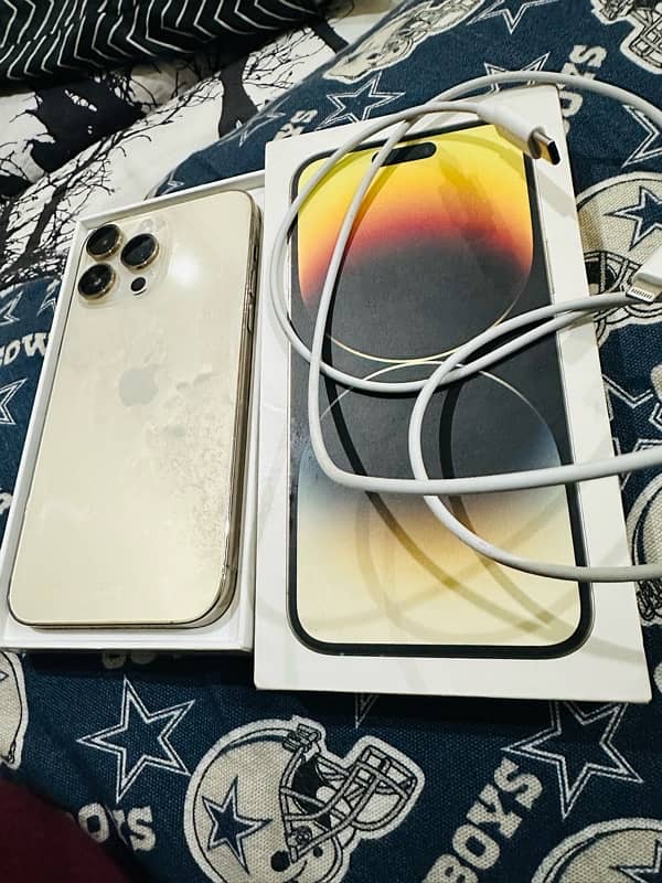 iphone 14 pro max jv 128gb with box and original cable 1