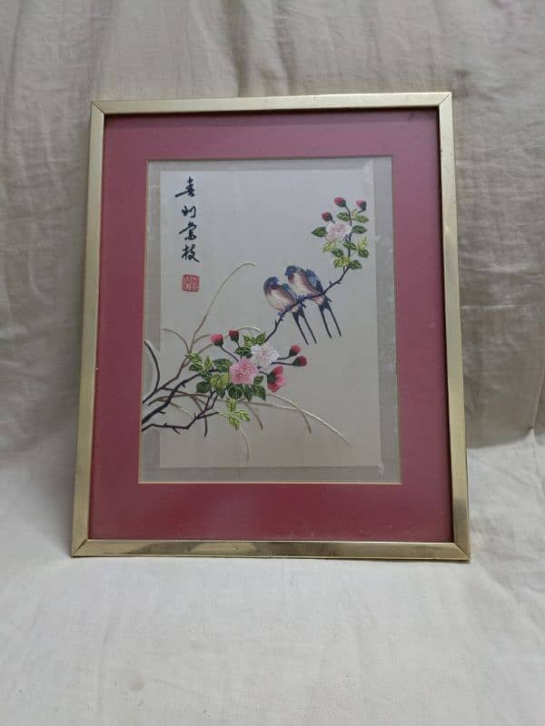 vintage Chines Handmade Embroidery Art 3