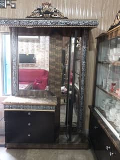 dressing table and showcase