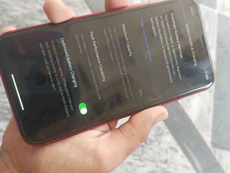 Iphone xr urgent 7