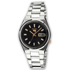 Seiko series 5 automatic black dial